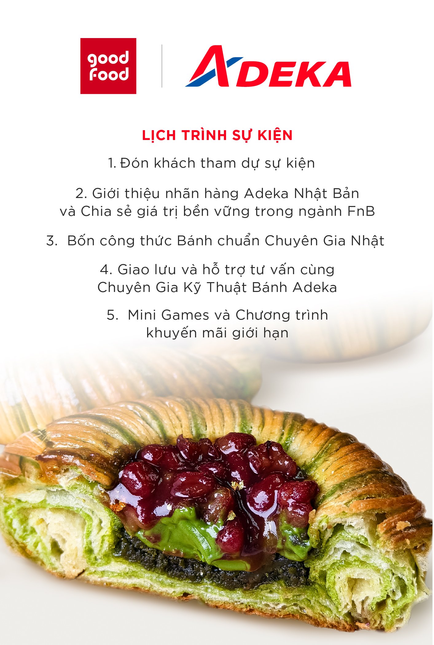 Workshop làm bánh Adeka - GoodFood