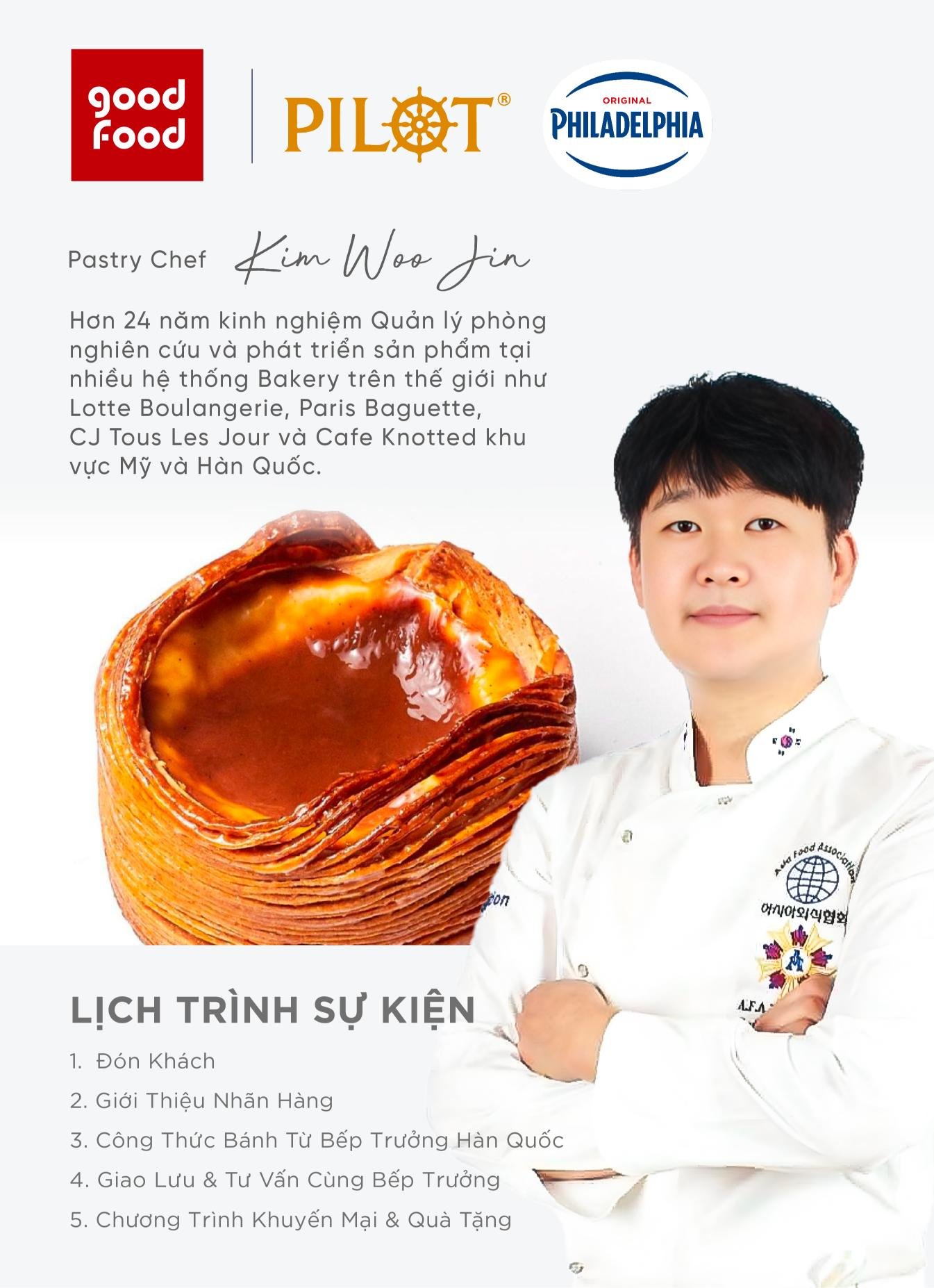 Workshop làm bánh từ bếp trưởng hàn quốc