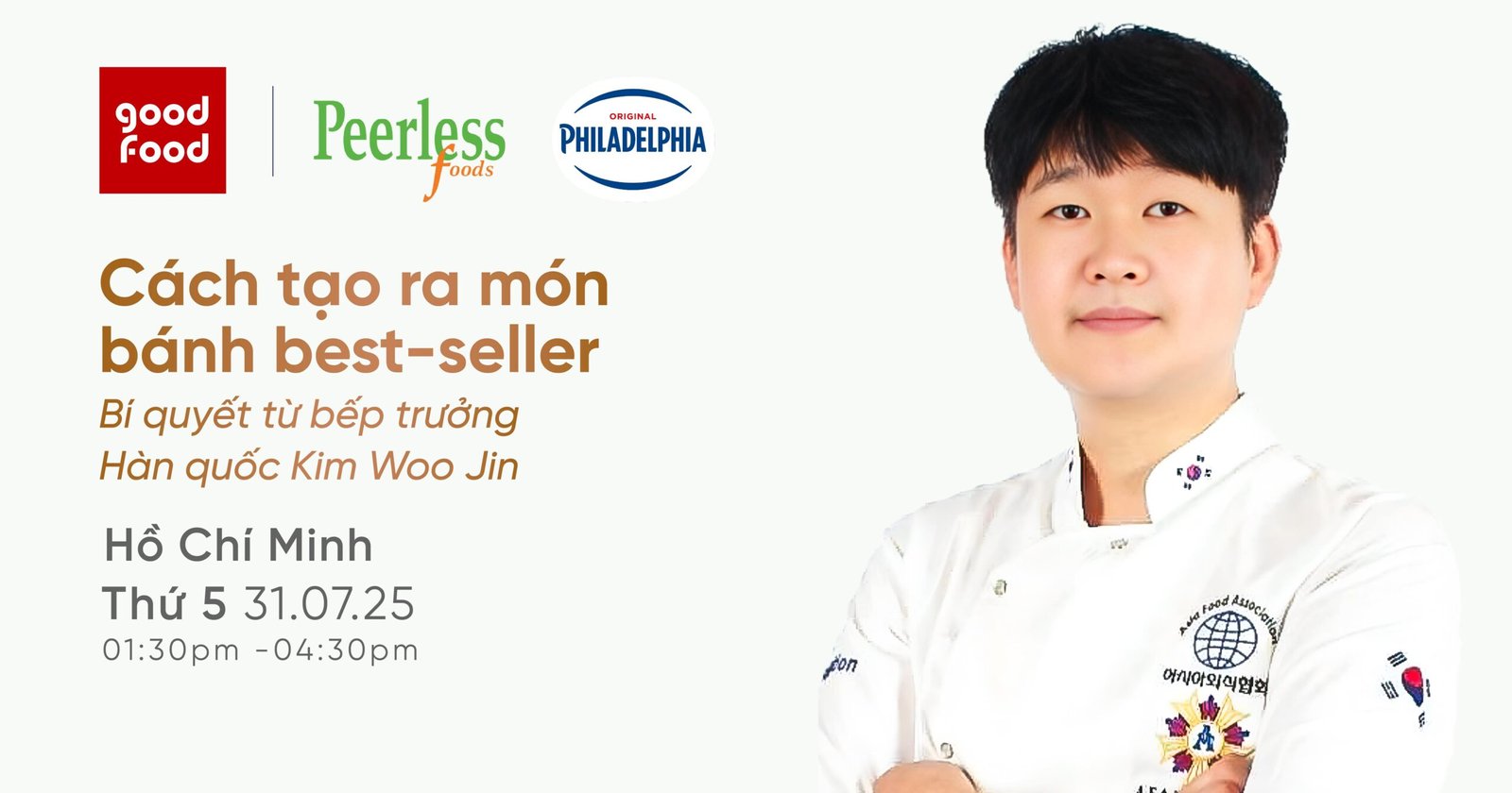 workshop làm bánh từ bếp trường Hàn Quốc