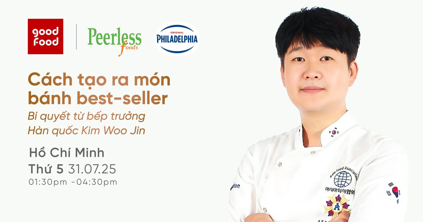 workshop làm bánh từ bếp trường Hàn Quốc