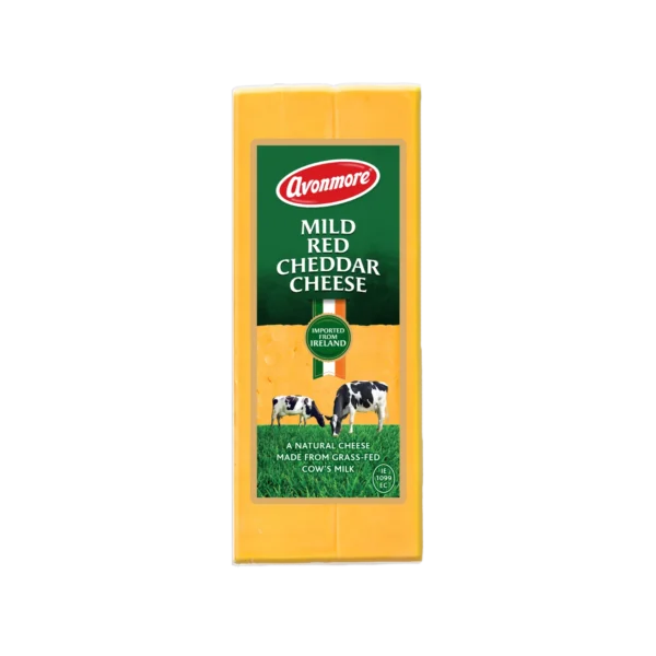 Phô mai cheddar Avonmore Professional Màu Khối 32% Chất Béo 2.5Kg
