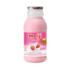 Sữa thanh trùng Meiji Hương Dâu Ít Béo 200ml
