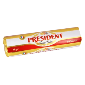 Bơ lạt thanh trùng Président 82 % Chất Béo 1Kg