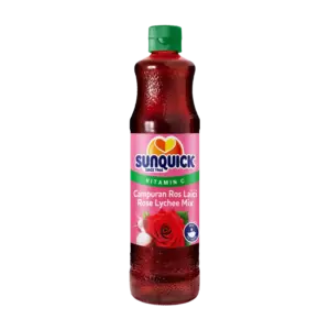 Nước ép hỗn hợp Vải Hoa Hồng cô đặc Sunquick Rose Lychee Drink Mix Concentrate 700ml