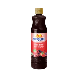 Nước ép trái cây hỗn hợp quả mọng cô đặc Sunquick Mixed Berries Drink Concentrate 700ml
