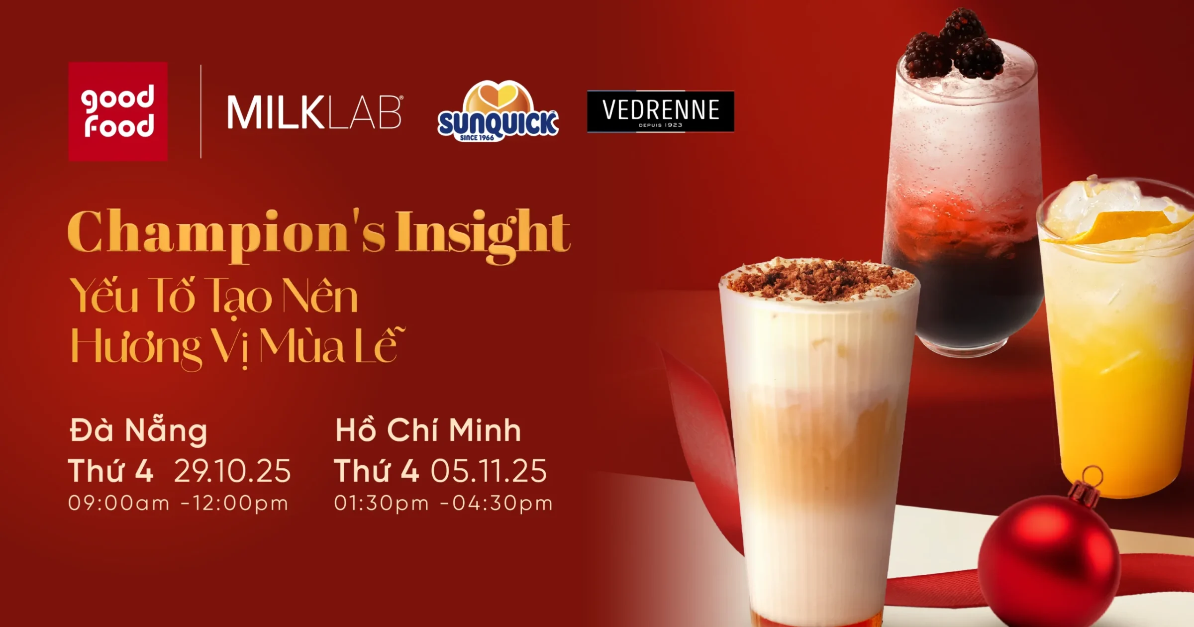 Workshop pha chế mùa lễ