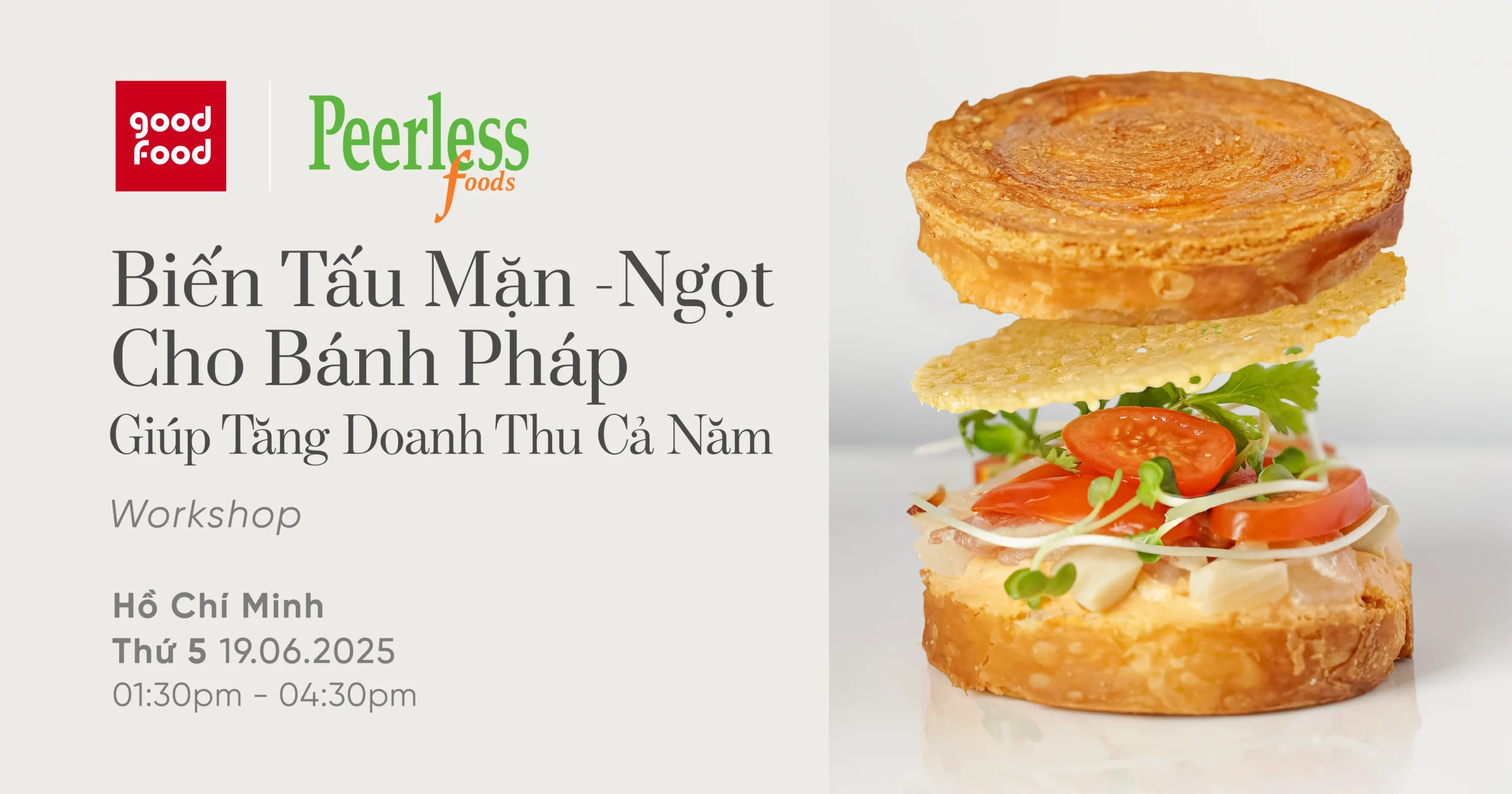 Biến tấu bánh pháp mặn ngọt cho tiệm bánh