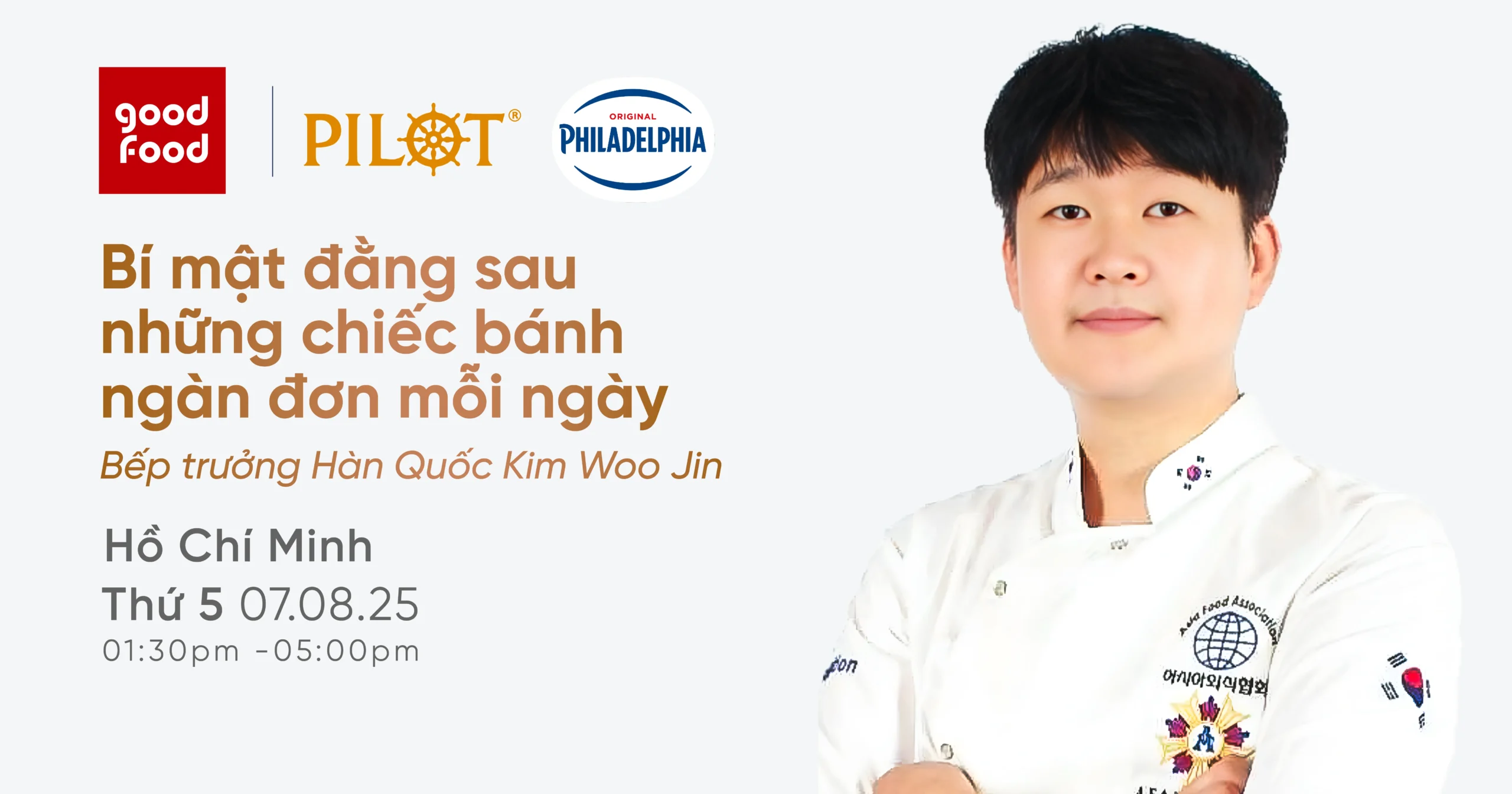 Workshop làm bánh bếp trưởng Hàn Quốc