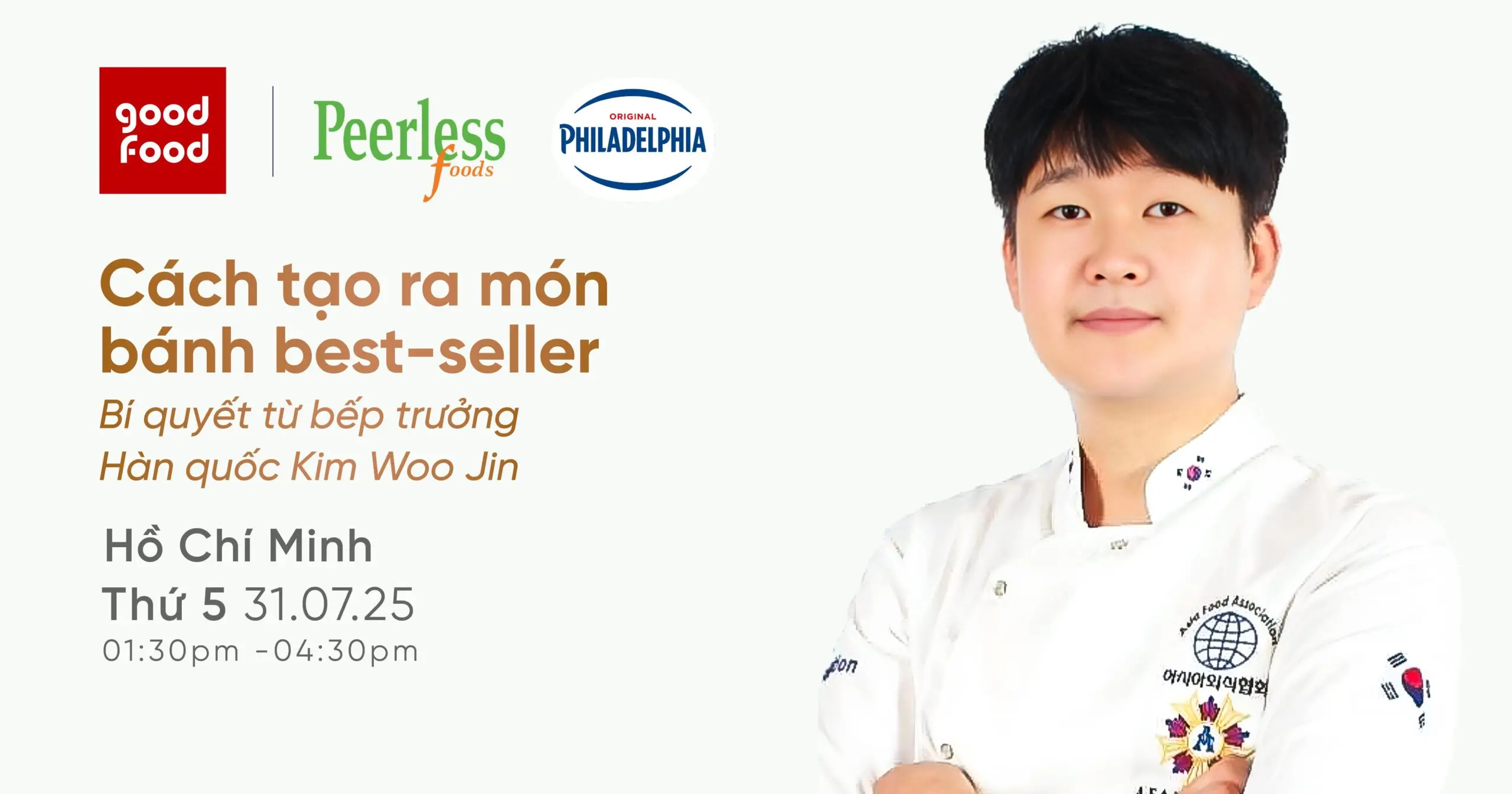 workshop làm bánh từ bếp trường Hàn Quốc