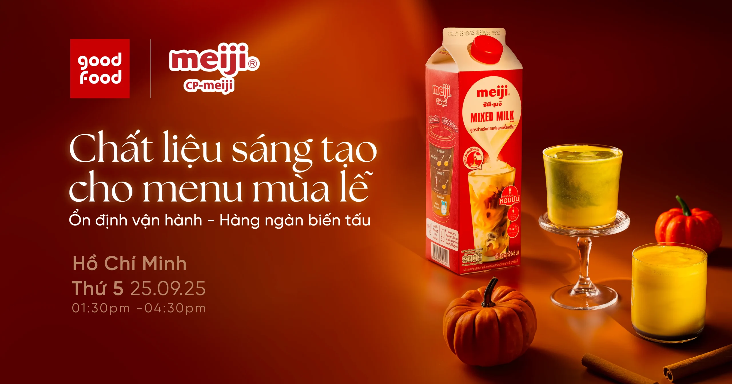 Workshop pha chế menu mùa lễ